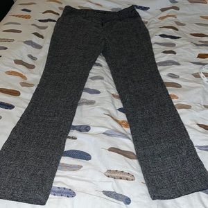 Black and white dress pants